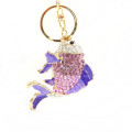 online shopping fish model crystal custom metal keychain